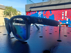 A pair of sunglasses resting on a table