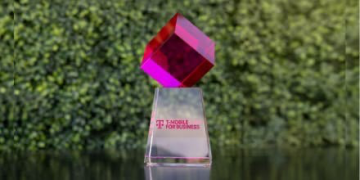 T-Mobile for Business Unconventional Awards Trophy