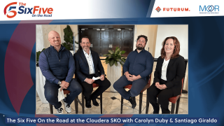 The Six Five On the Road at the Cloudera SKO with Carolyn Duby and Santiago Giraldo