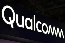 The logo of American multinational corporation Qualcomm is pictured at the Mobile World Congress ... [+]AFP VIA GETTY IMAGES