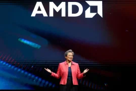 Lisa Su, CEO of AMD, delivers the opening keynote speech at Computex 2024 in Taiwan on June 3, 2024. (Photo by I-HWA CHENG/AFP via Getty Images)AFP via Getty Images